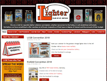 Tablet Screenshot of lighterclub.co.uk